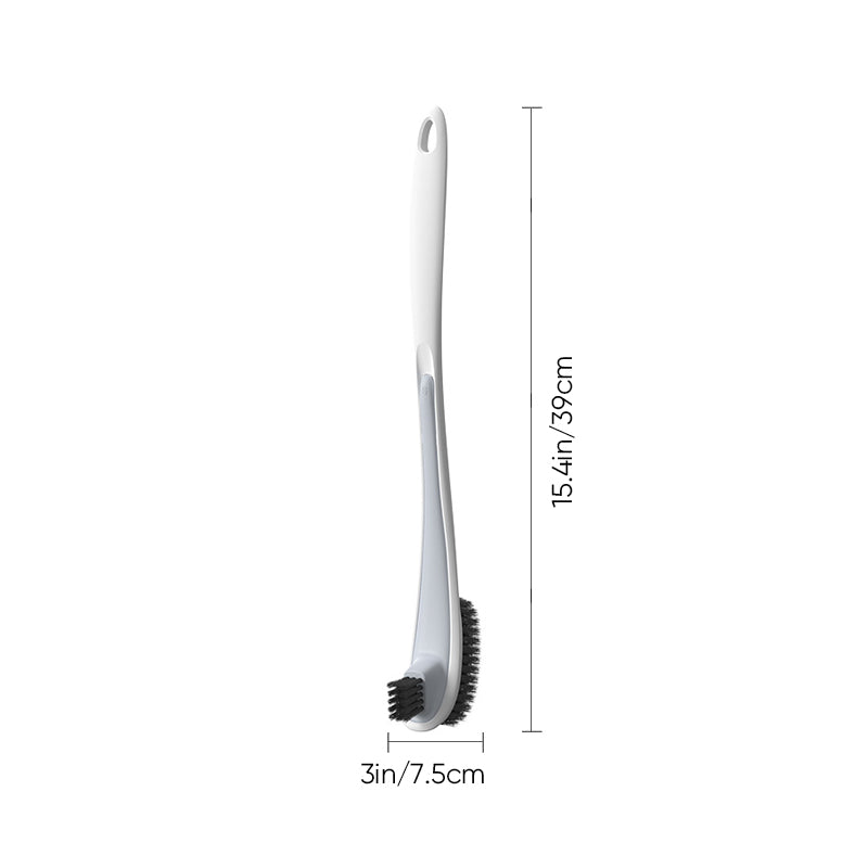Double-sided Flocking Toilet Cleaning Brush | Bowlift