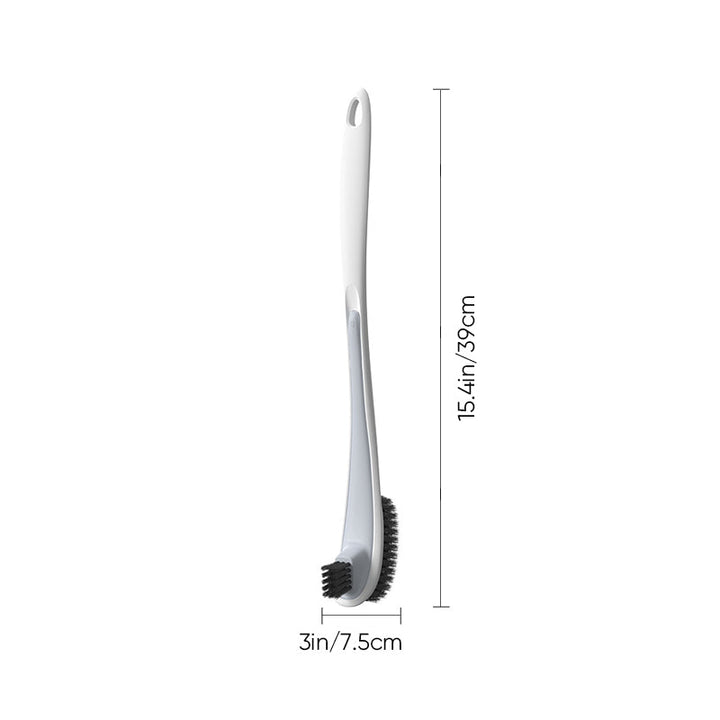 Double-sided Flocking Toilet Cleaning Brush | Bowlift