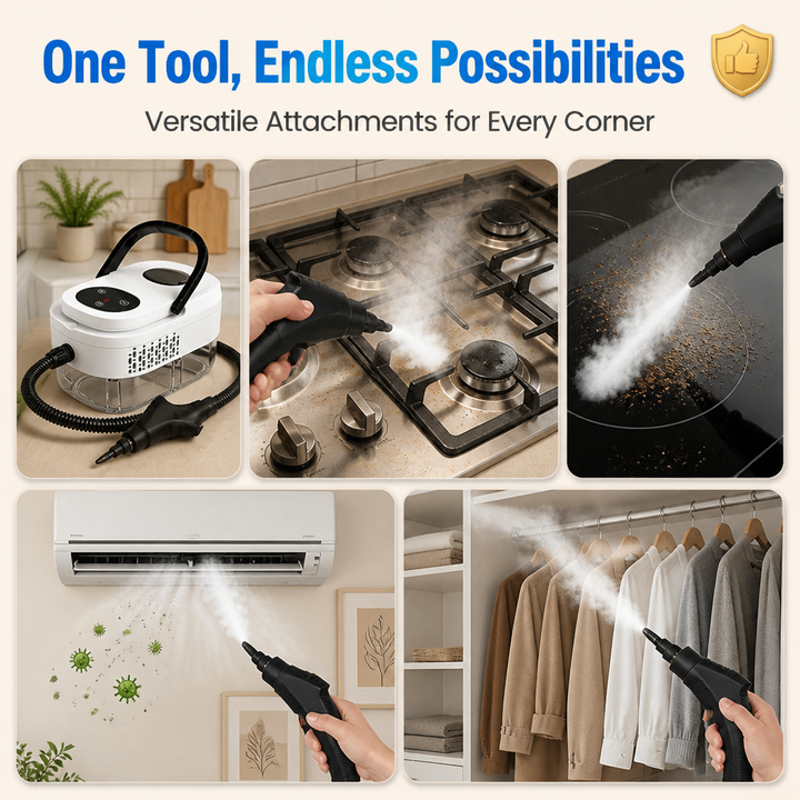 Steam cleaner with high steam temperature | Bowlift
