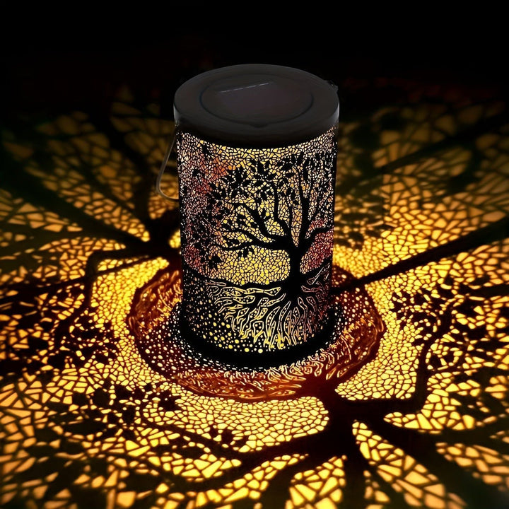 SolarArt Lantern - Luxury Metal Art Decoration Solar Outdoor Lantern | Bowlift