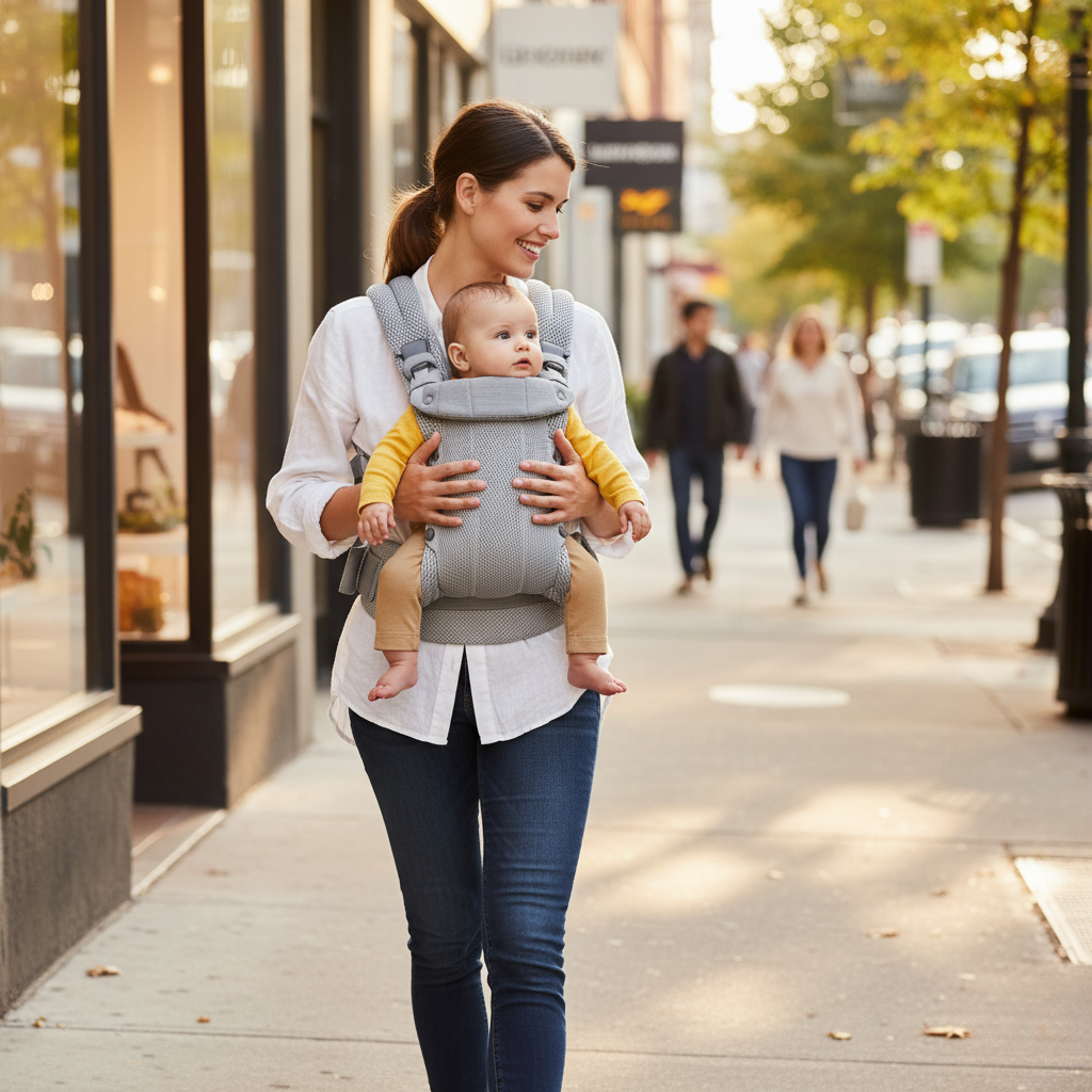 BowLift | Ergonomic 360 Breathable Baby Carrier for Newborns and Toddlers