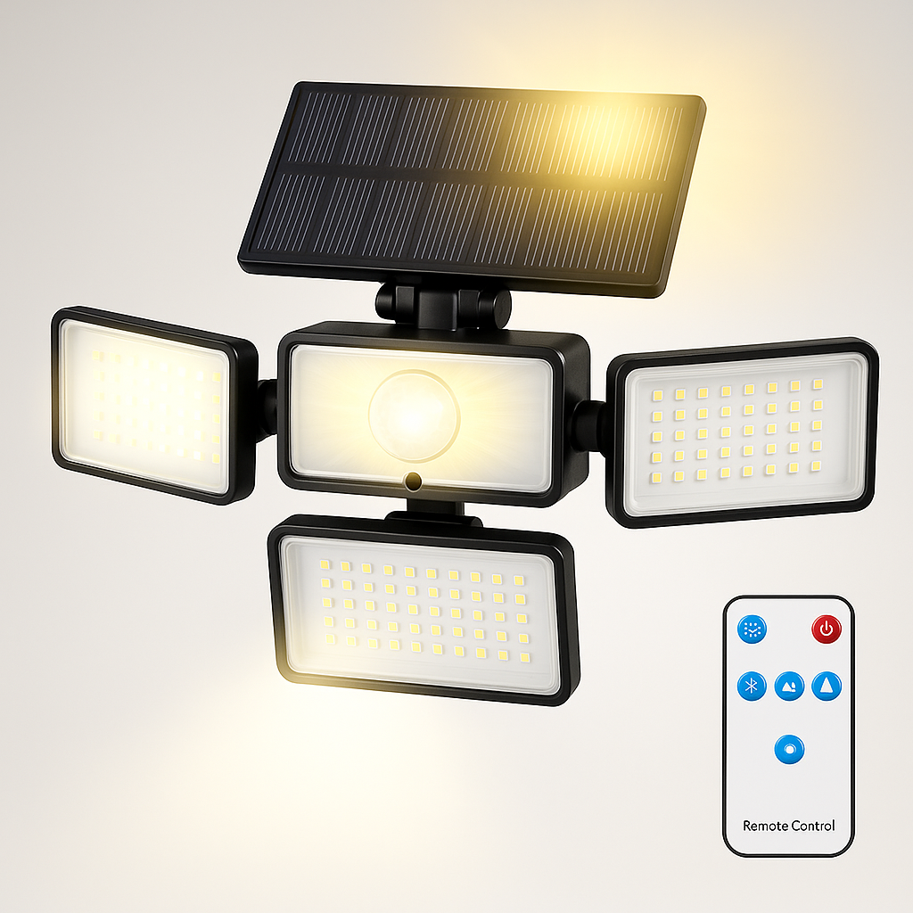 BowLift | Outdoor Solar Motion Sensor Floodlight