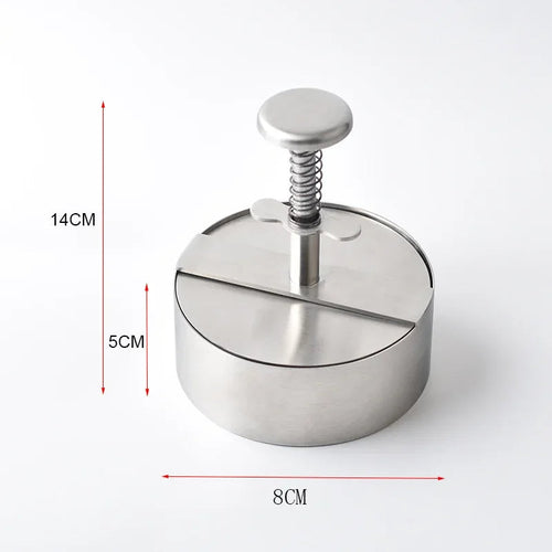 BowLift | 304 Stainless Steel Burger Press for Perfect Patties