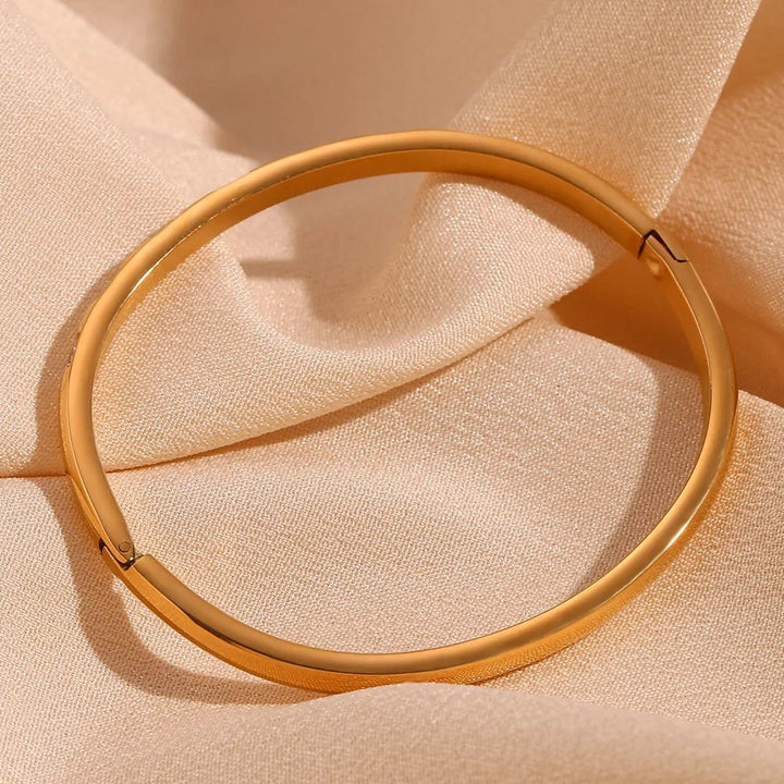 BowLift | Diamond Accented Gold Cuff Bracelet