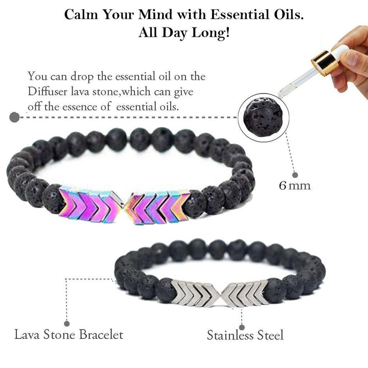 BowLift | Diffuser Lava Stone Bracelet