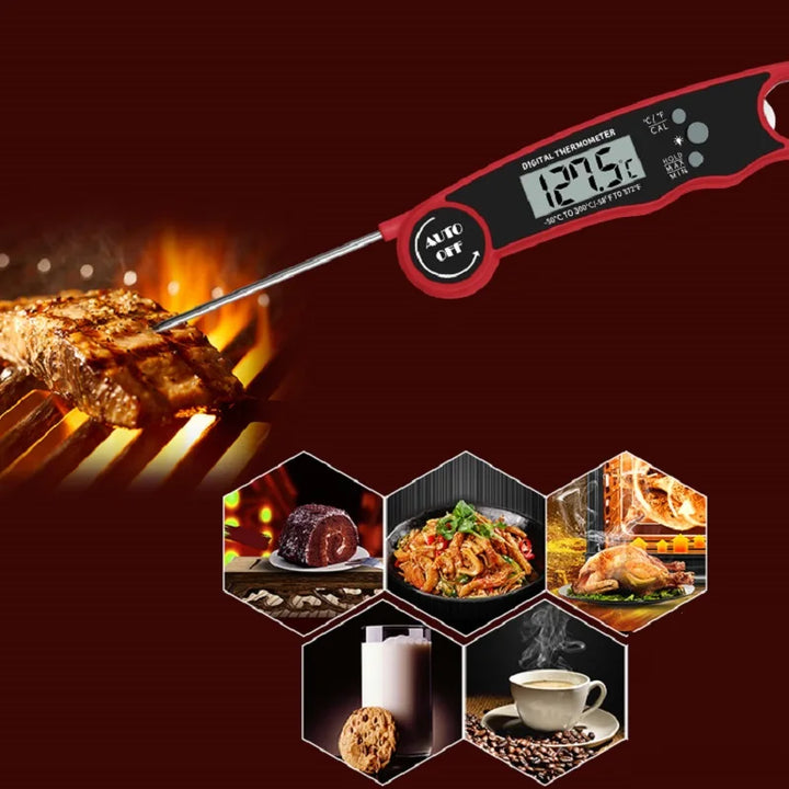 Digital Food Thermometer Instant Read Meat Thermometer with Backlight | Bowlift
