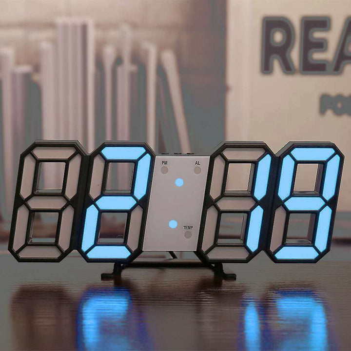 BowLift | Wall Clock with LED Display and Alarm