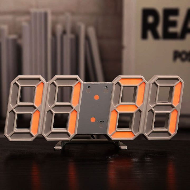 BowLift | Wall Clock with LED Display and Alarm