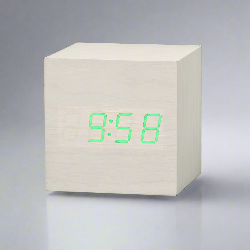 BowLift | Digital Wooden LED Alarm Clock
