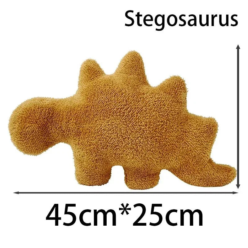 BowLift | Dino Nugget Plush Cushion: Cute Dino Chicken Nugget Cushion