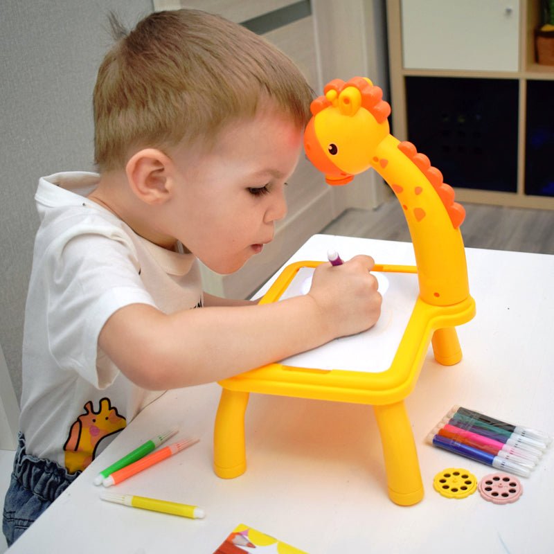 BowLift | DinoDraw Deluxe Drawing Board – Reusable Art Station for Kids – Creative and Educational Fun