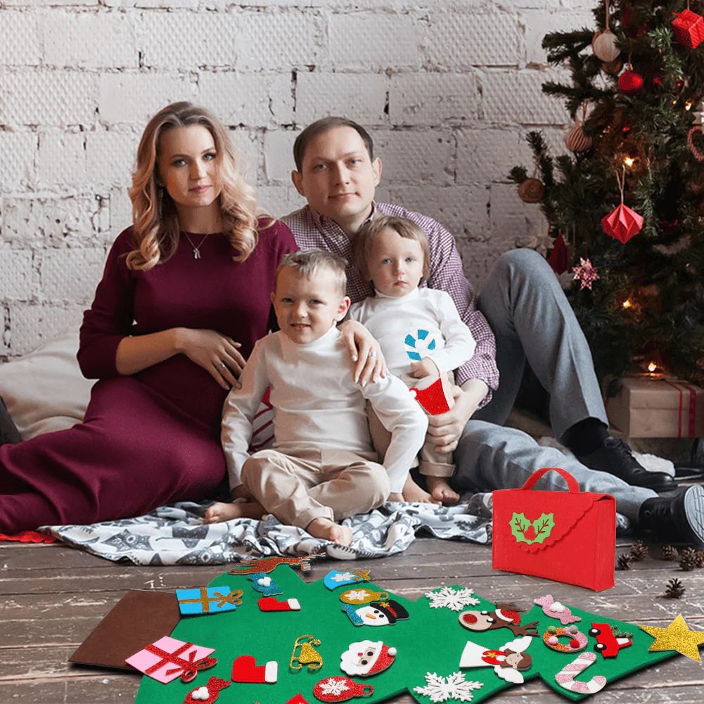 BowLift | DIY Felt Christmas Tree with Accessories - Merry Christmas Decorations For Home