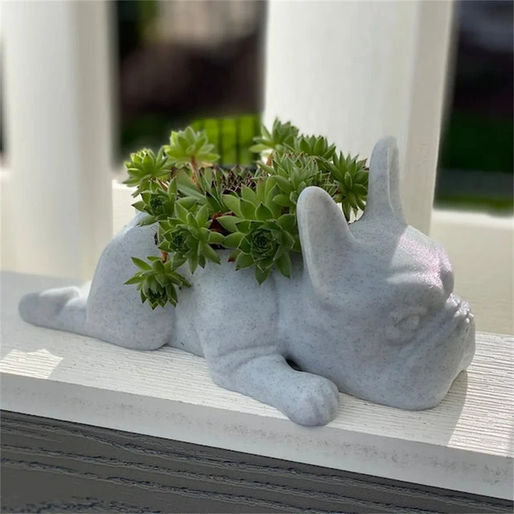 BowLift | Dog Resin Succulent Planter - Buddy
