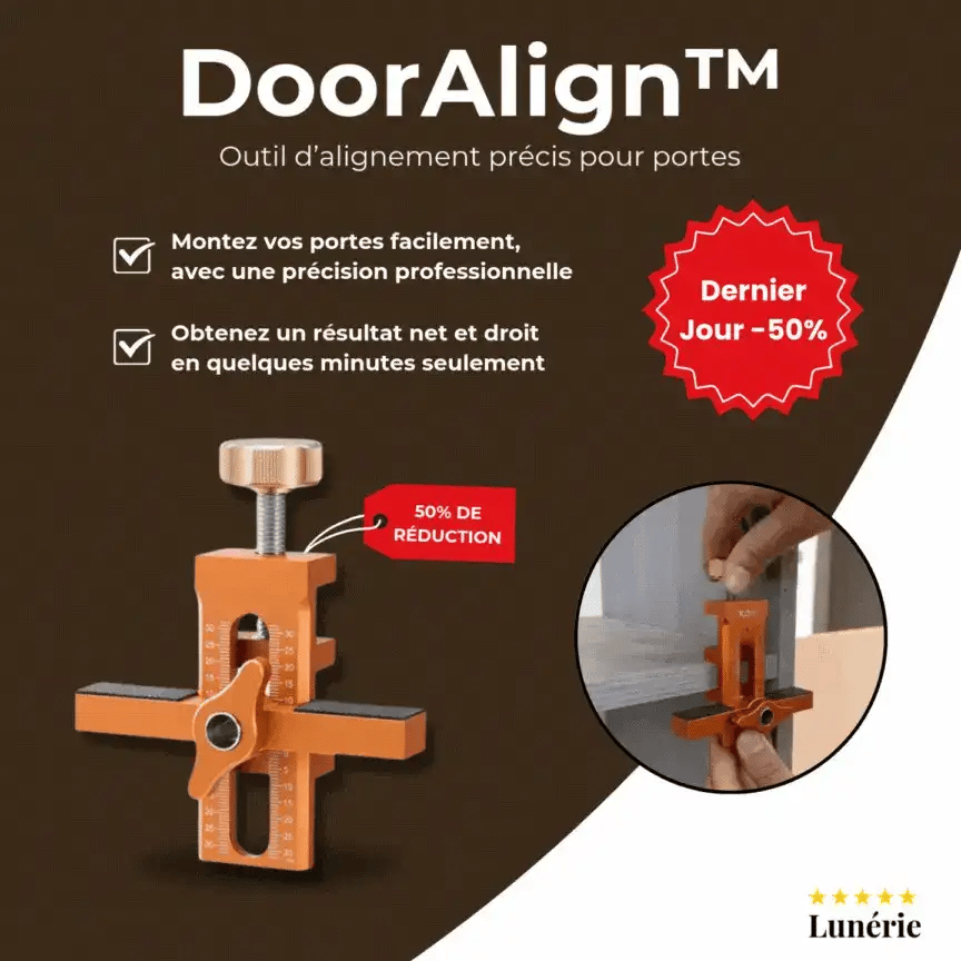 BowLift | DoorFix Door Alignment Tool | Reinforced Aluminum | Precise Closet & Cabinet Installation