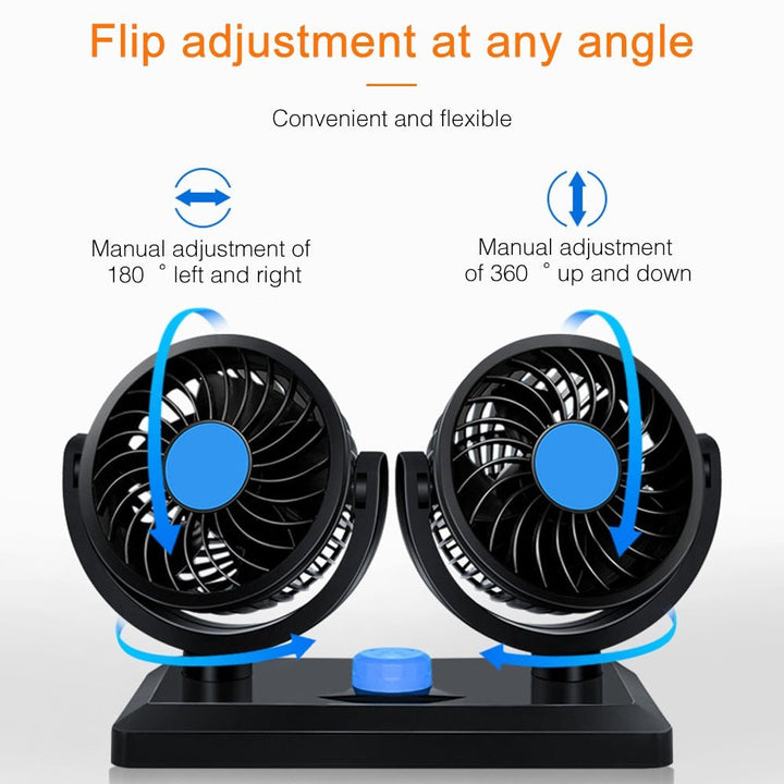 Double Cooling Car Fan - CoolingAir | Bowlift