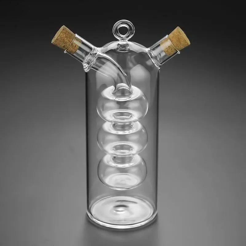 Double Glass Oiler Dual-purpose Glass Bottle Condiment Bottle | Bowlift