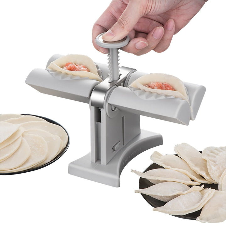 Double Heads Automatic Dumpling Making Mold Manual Press Machine | Bowlift