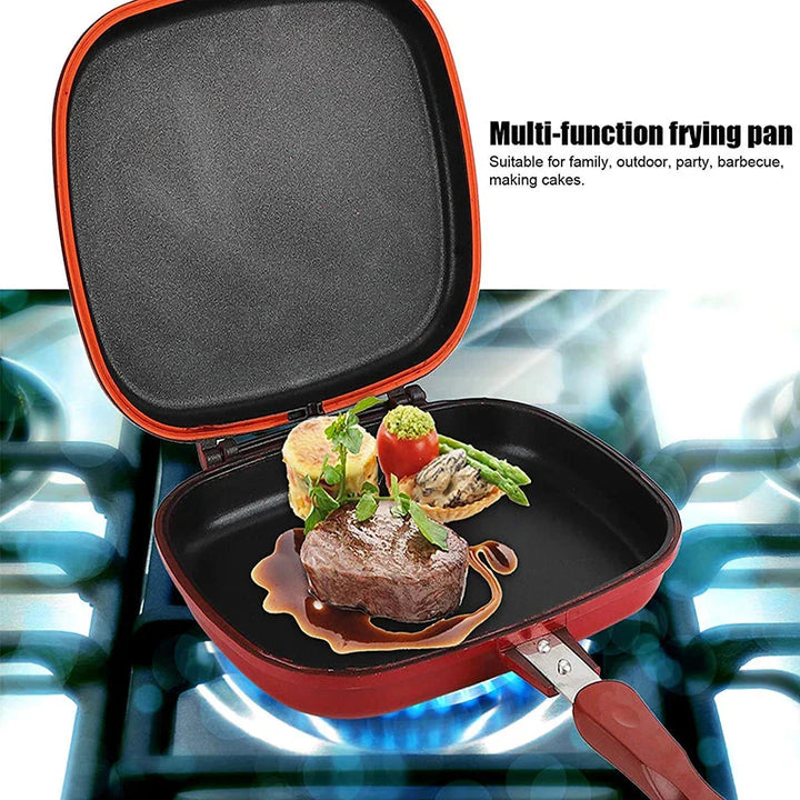 Double Side Bread Frying Pan Non Stick Multiple Purposes Toaster | Bowlift