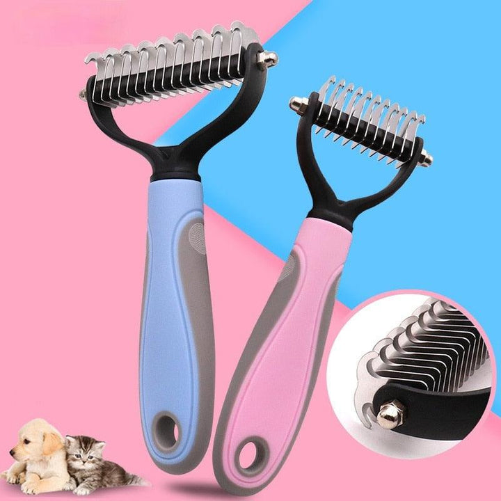 Double-Sided Hair Removal Comb for Pets - SmoothGroom Bowlift