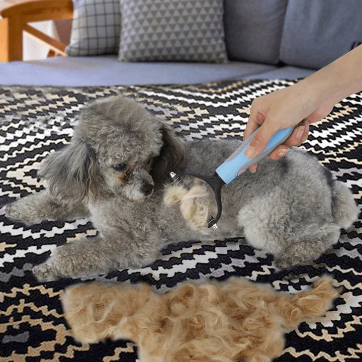 Double-Sided Hair Removal Comb for Pets - SmoothGroom Bowlift