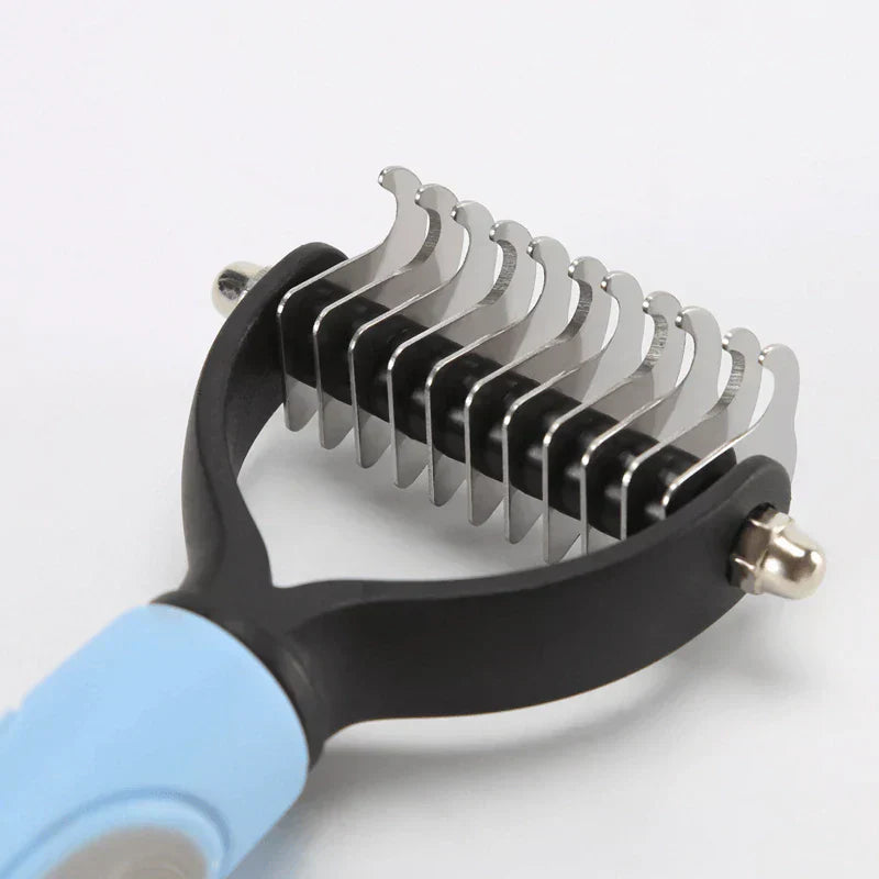 Double-Sided Hair Removal Comb for Pets - SmoothGroom Bowlift