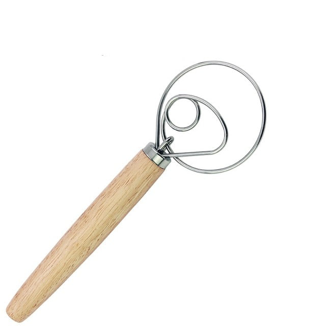 Dough Whisk Stainless Steel Dutch Style Bread Dough Hand Mixer | Bowlift