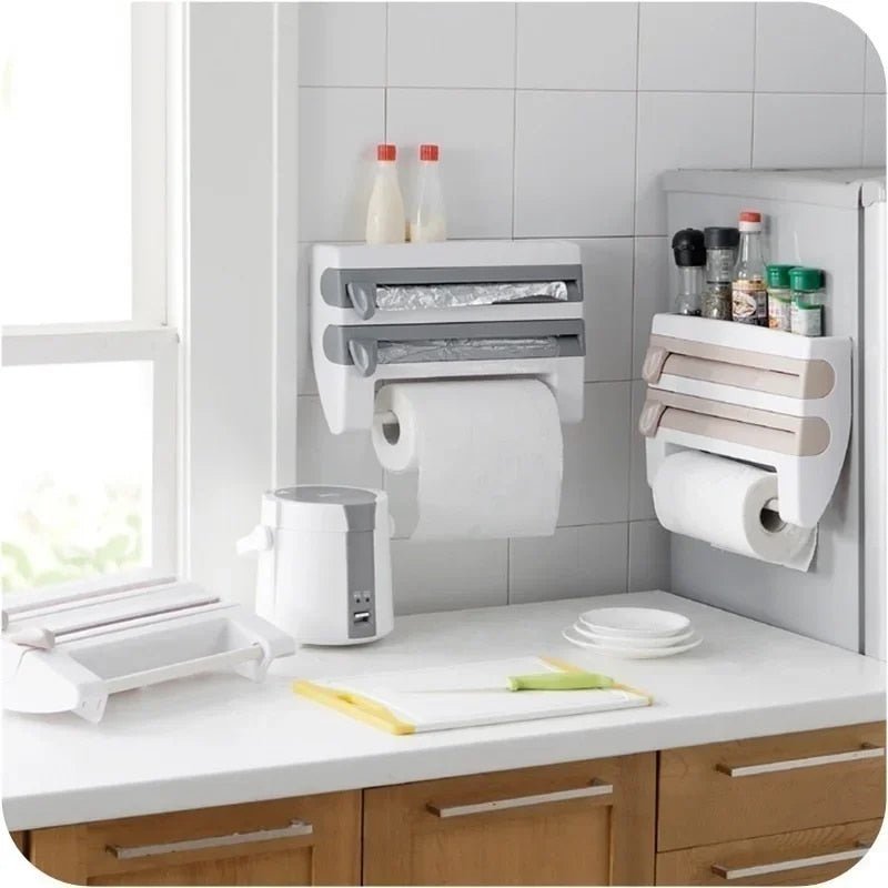 BowLift | WrapHub - Practical dispenser - Food wrap and paper towels - Space saver