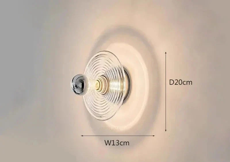 Modern Wave Ceiling Light – Elegant Glass Light for Living or Bedroom | Bowlift