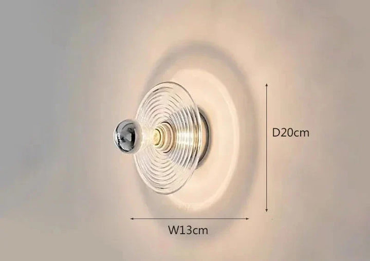 Modern Wave Ceiling Light – Elegant Glass Light for Living or Bedroom | Bowlift