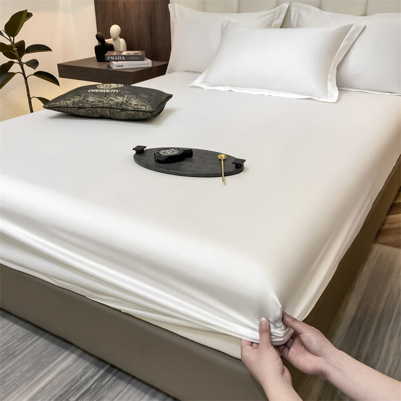 BowLift | CottonLuxe Fitted Sheet | 100% Cotton | Breathable & Skin-Friendly | Perfect Fit with All-Around Elastic