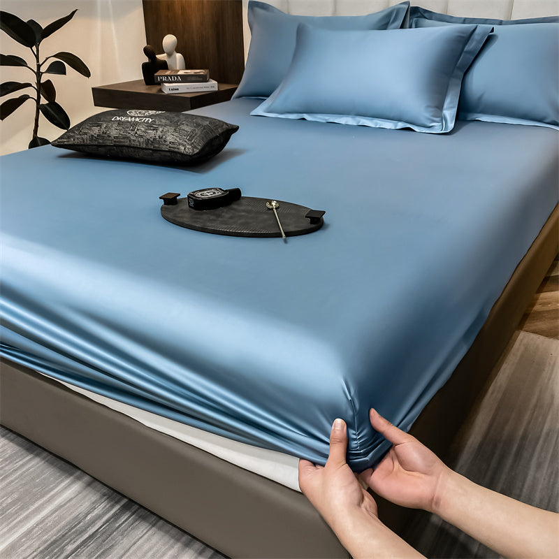 BowLift | CottonLuxe Fitted Sheet | 100% Cotton | Breathable & Skin-Friendly | Perfect Fit with All-Around Elastic