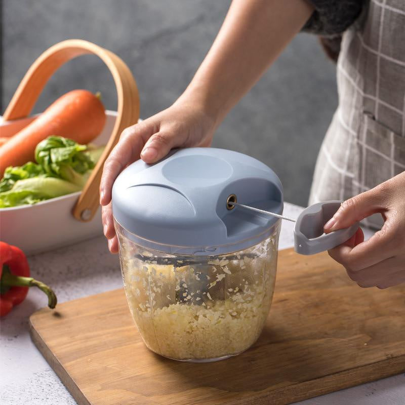 BowLift | Hand vegetable chopper with a cord for quick chopping of garlic and onion