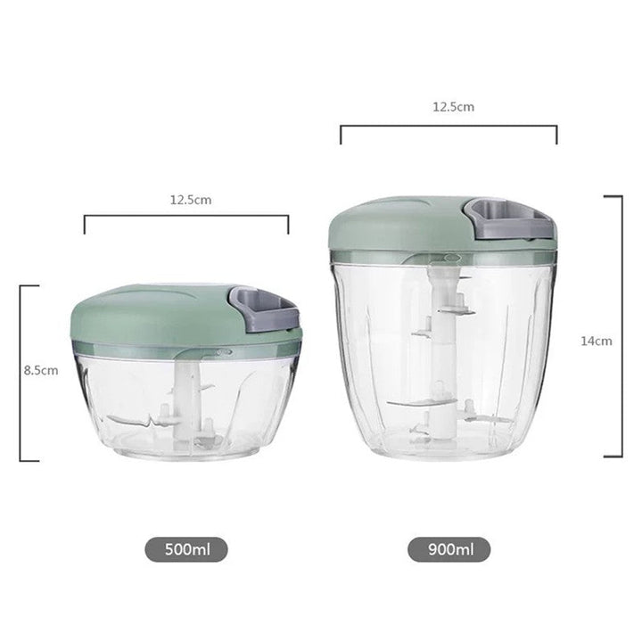 BowLift | Hand vegetable chopper with a cord for quick chopping of garlic and onion