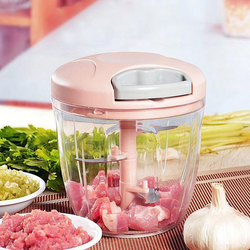 BowLift | Hand vegetable chopper with a cord for quick chopping of garlic and onion