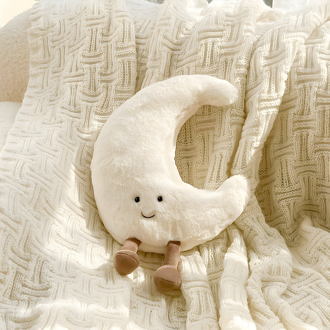 CloudMoon Cushion - Soft Moon and Sun Tatami Cushion | Bowlift