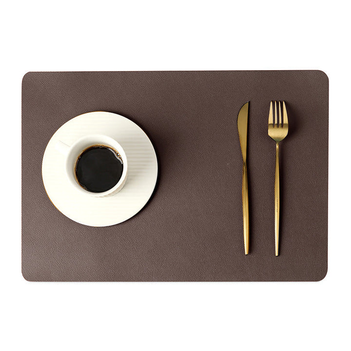 BowLift | Double-layered leather desk mat
