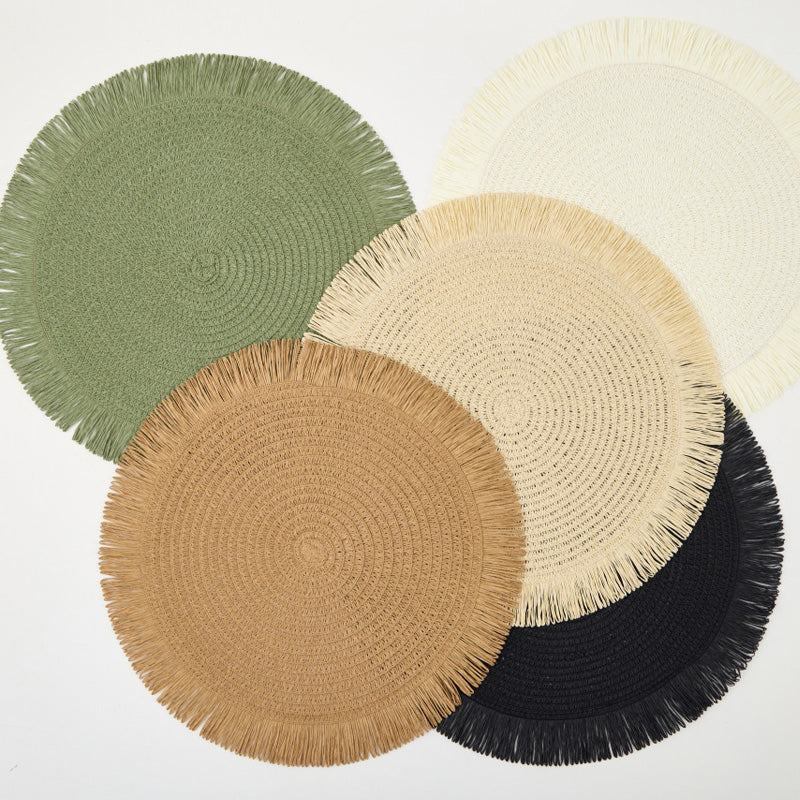 BowLift | ThermoLuxe | Round braided placemats