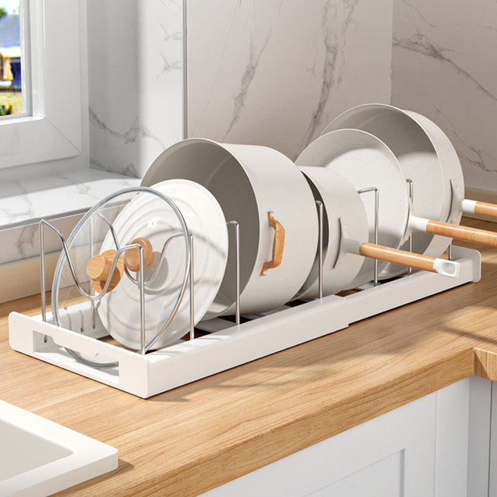 BowLift | Adjustable pot stand for easy storage of cookware