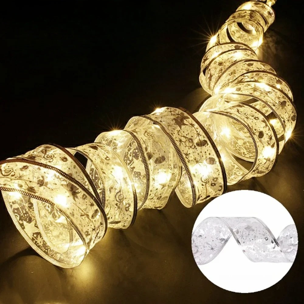 BowLift | XmasSlinger | Christmas lights and ribbons