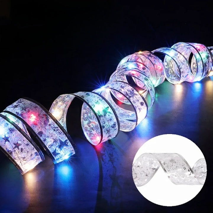 BowLift | XmasSlinger | Christmas lights and ribbons