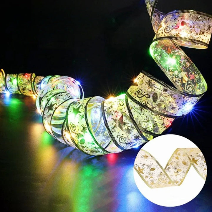 BowLift | XmasSlinger | Christmas lights and ribbons