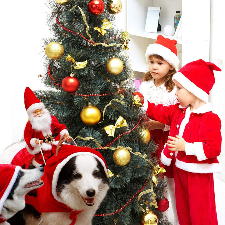 Dog Santa Claus Costume | Bowlift