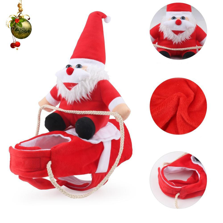 Dog Santa Claus Costume | Bowlift