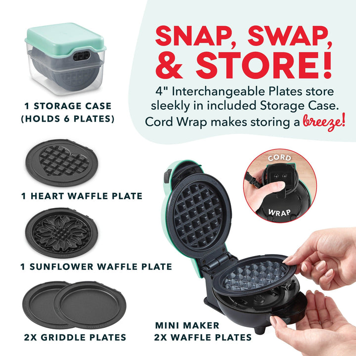 Waffle and Grill Mini Press | Bowlift