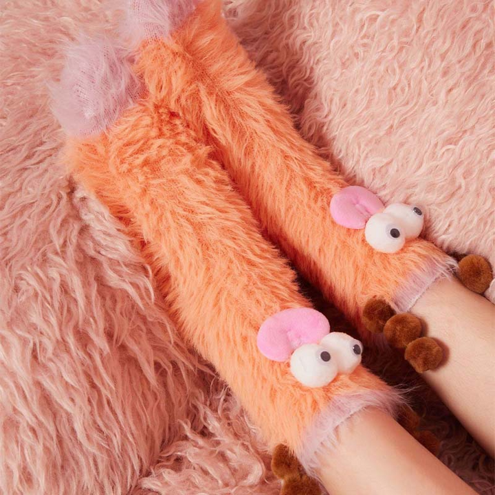 Cozy & fun plush socks | Bowlift