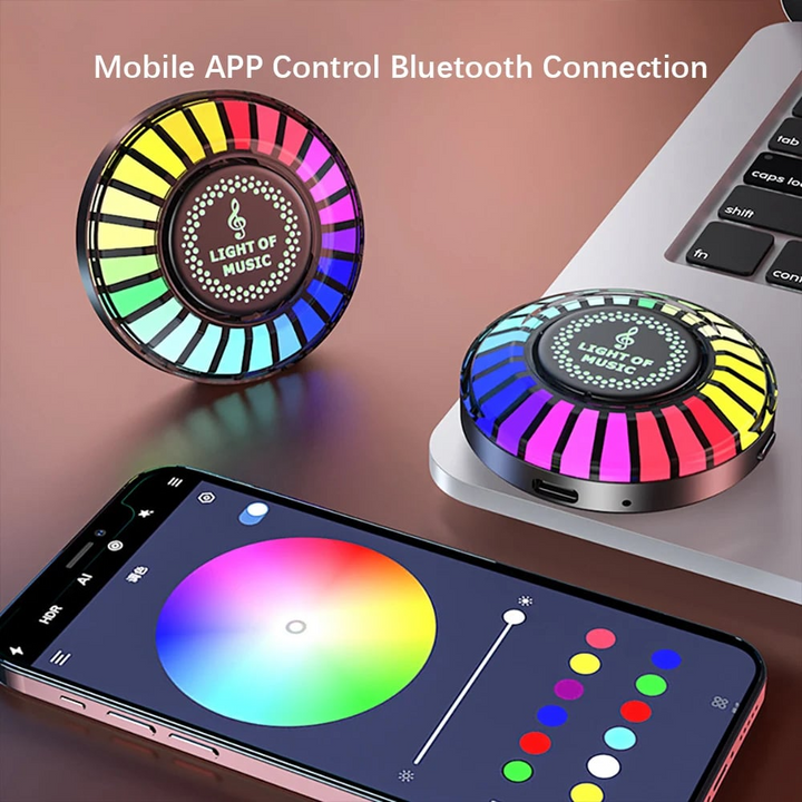 Auto Sound Pickup Light | Portable RGB Fun on the Go | Bowlift