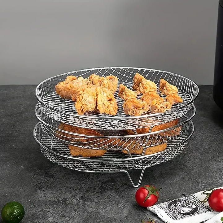 Stackable Air Fryer Racks | Space-saving frying made easy | Bowlift