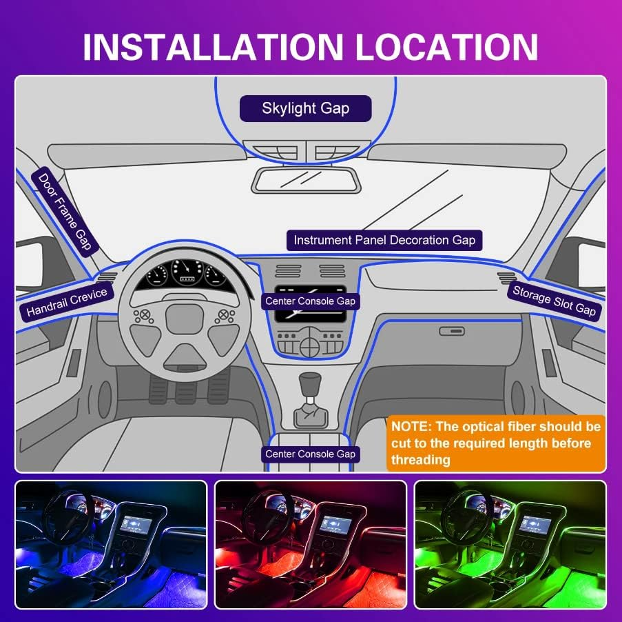 Car Interior LED Light | Stylish ambience anywhere | Bowlift
