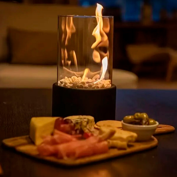 Compact Table Firepit | Cozy warmth, anytime and anywhere | Bowlift