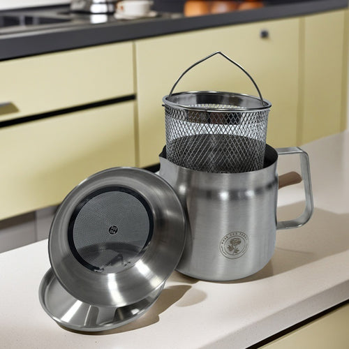 Stainless Steel Fryer | Durable Oil Filtration | Bowlift